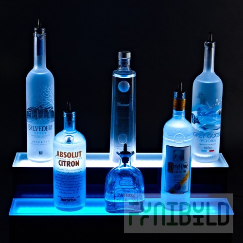 Optional 42 Inch Lighted 2-Tier Countertop Liquor Display for Royal Series, Krowne KR-2T42-L