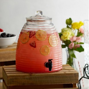 Acopa 2.4 Gallon Glass Beverage Dispenser