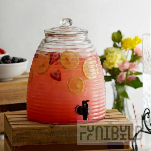 Acopa 2.4 Gallon Glass Beverage Dispenser