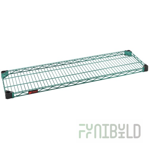 Eagle 1430Z 30 Inch Wire Shelf with QuadTruss Zinc Finish 800 lbs Capacity