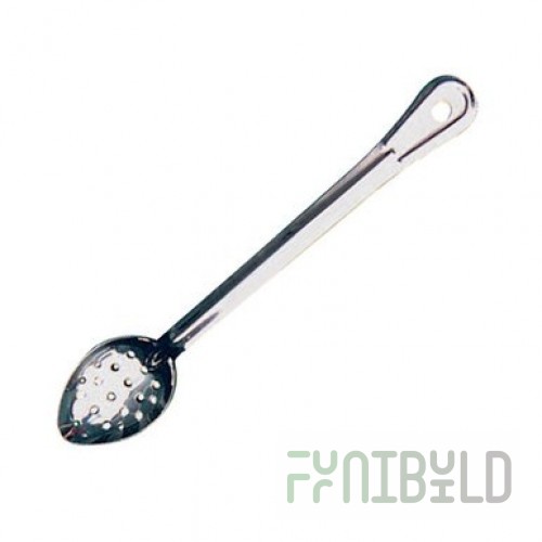 Winco BSPT-18 18 Inch Perforated Basting Spoon with Stainless Steel Handle