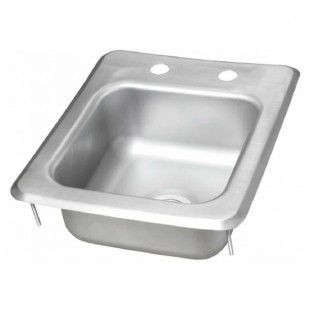John Boos PB-DISINK090905-SSLR 11 Inch Drop-In Sink Pro-Bowl 1 Compartment Stainless Steel