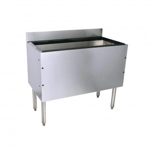 Glastender C-IBA-24-CP10 24 Inch Underbar Ice Bin with Built-in Cold Plate