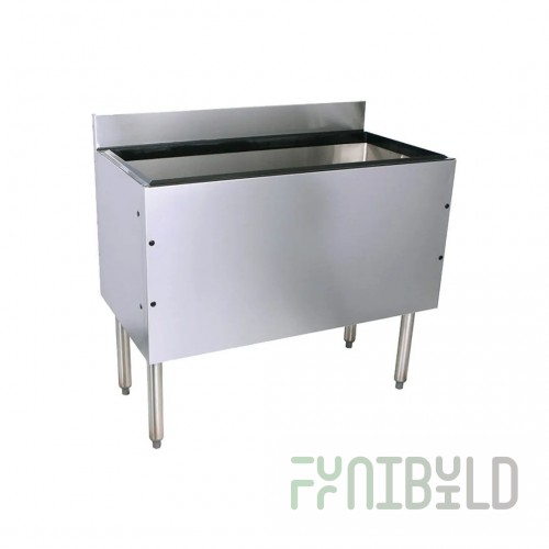 Glastender C-IBA-24-CP10 24 Inch Underbar Ice Bin with Built-in Cold Plate