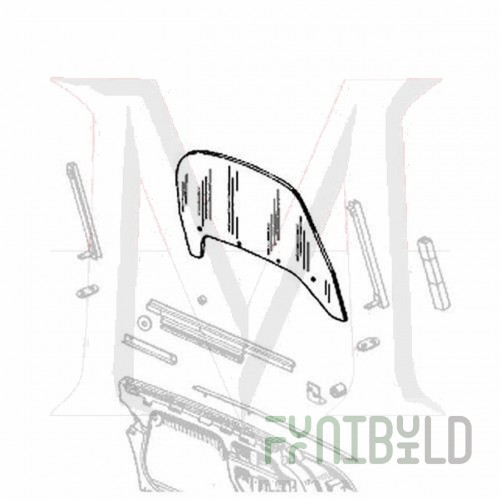 Glass door assembly BC1.70G left Crosby BC1.70G.03.2.03.010СБ