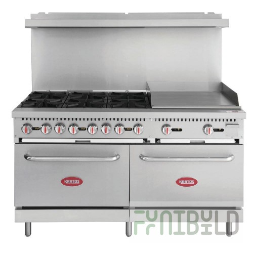 Hubert 29Y-046-NAT Kratos® Gas Range 60