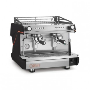 Rosito Bisani OPERA 5 TWO GROUP Compact Electronic Espresso Machine 2 Group 1-4 Cup Simultaneous Delivery Capability