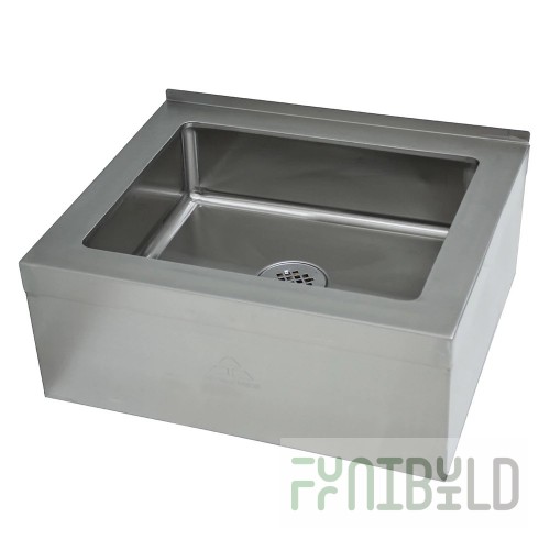 Advance Tabco 9-OP-20-EC-X 25 Inch Mop Sink Floor Mounted Stainless Steel with Bowl