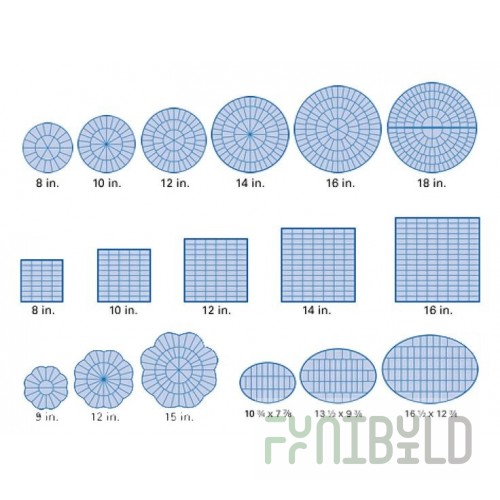 Baking/layout form "circle" FK16/5-TEH