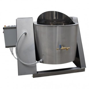 Exhibition stand for a cooking kettle (250, 350 l)