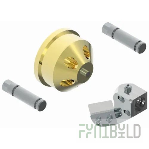 Sirman 28183116/40117112 Pasta Die #116 Penne 28183116 (w/ Diagonal Cutter Kit)