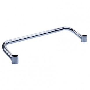 Winco VCH-24 24 Inch Chrome Extended Handle Mobile Shelving with Sleeve Clips