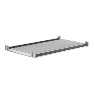 Cambro EXSK2442S1480 24 Inch Shelf Kit with Solid Plates Antimicrobial Gray