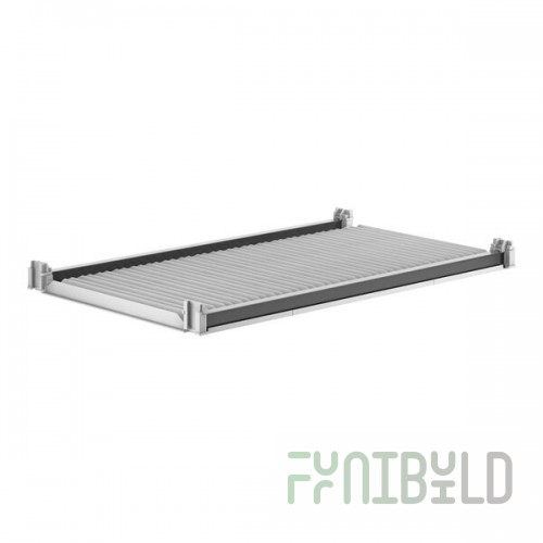 Cambro EXSK2442S1480 24 Inch Shelf Kit with Solid Plates Antimicrobial Gray