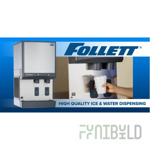 Follett HCD1810RBS Air-cooled Ice Machine Nugget Chewblet Commercial 1784 Lb/Day