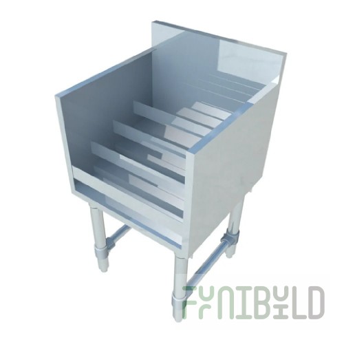 Sapphire Manufacturing SMLDR-18 Underbar Liquor Bottle Display Unit Freestanding