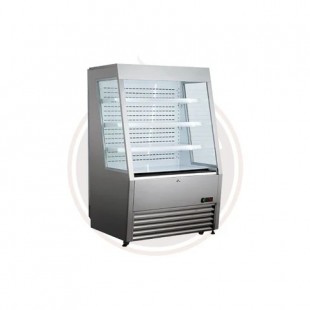 Omcan 36514 47-1/4 Inch Refrigerated Deli Case Stainless Steel 2 Shelves
