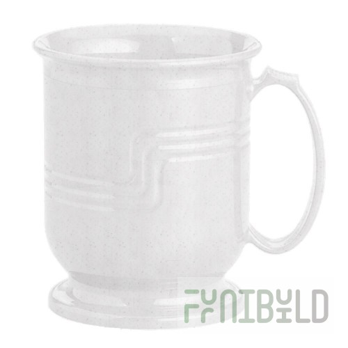 Cambro MDSM8480 Shoreline Collection Speckled Gray 8 oz. Insulated Mug - 48/Case