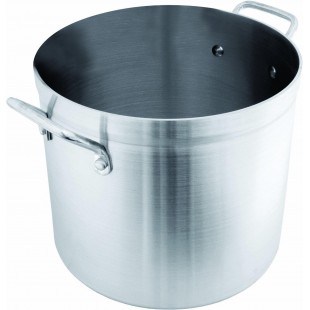 Crestware POT50 50 Quart Stock Pot with Heavy Duty Aluminum Construction