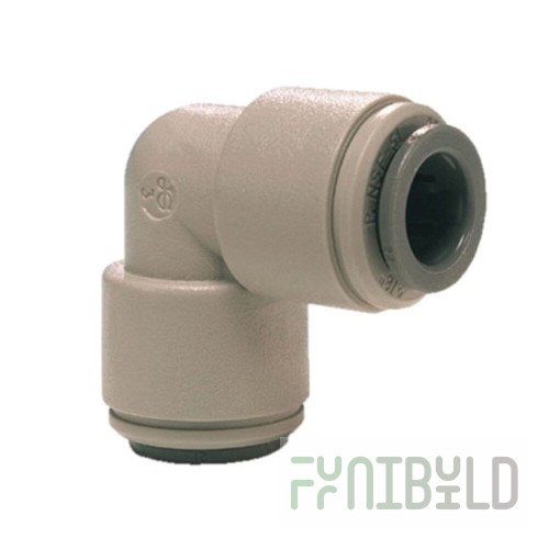 Micro Matic PI0316S 1/2 Inch OD John Guest Equal Elbow Connector Tubing Fitting