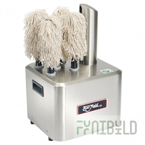 Bar Maid GP-100 11 Inch Glass Polisher Electric with 5 Polishing Heads