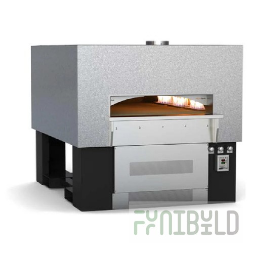 Wood Stone 000-90112-BAGEL-KIT-LH Steel Gas Bagel Stop Fire Partition with Manual Operation