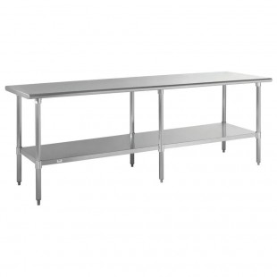 Hubert 28W-074 Kratos® 430 Stainless Steel Work Table 96