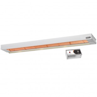 Nemco 6155-48-D-208 48 Inch Remote-controlled Dual Heat Lamp Aluminum