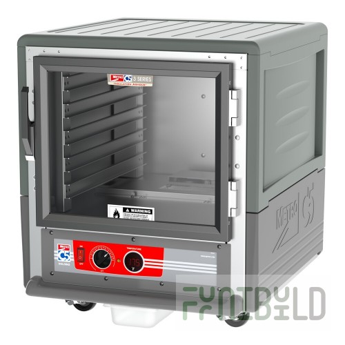 Metro C533-HLFC-L-GY 27 Inch Lower Wattage Heated Cabinet with Gray Insulation Armour