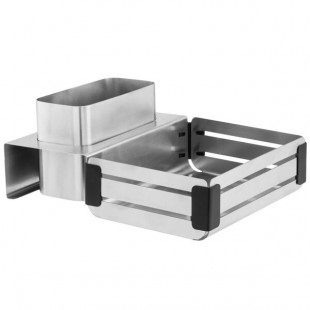 Steelite WLCRA2BB Bread Basket Set stainless steel for bread and baguettes Steelite WLCRA2BB Bread Basket Set stainless steel for bread and baguettes