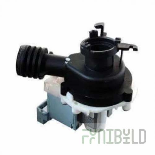 Pump DP45K for front-loading dishwasher Krupps, installation kit