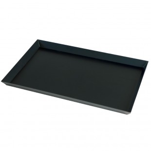 Baking tray 600x400x15 in, black metal