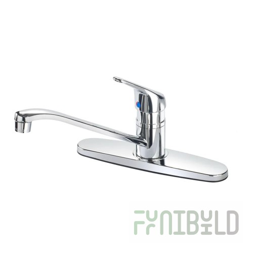 Krowne 16-350L Deck Mount Faucet 8 Inch Centers Swing Spout Chrome Brass
