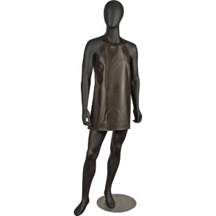 Carlisle 604VBA-BR 25 Inch Waterproof Fire Retardant Bib Apron Brown