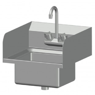 SPG International WMHS-1412 Universal Stainless Hand Sink Wall Mount 14