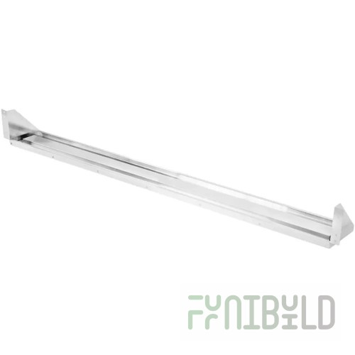 Vollrath 95112 76 Inch Customer Side Plate Rest Solid Surface
