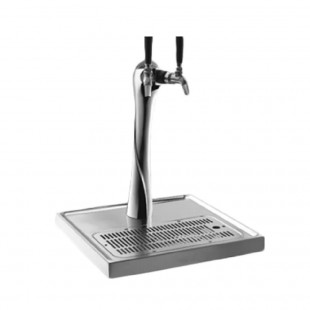Perlick 4007P-5BPCIM 24 Inch Illuminated Draft Beer Tower Glycol Cooled Countertop Chrome