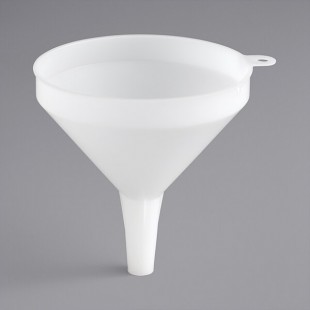 Crestware PF6 6-1/8 Inch White Funnel Poly with Durable Construction
