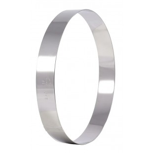 Matfer 371202 5-1/2 Inch Diameter Entremets Ring Round Bottomless Stainless Steel