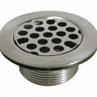 Advance Tabco K-63 1 1/2 Inch IPS Drain Assembly with Strainer Plate