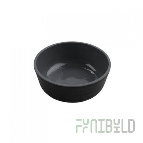 GET Enterprises RB-15-GRS/BKM 16 Oz Roca Glazed Bowl Break Resistant Melamine