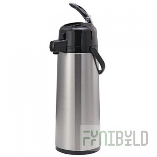 Service Ideas ECAL25S 6 Inch 2.5 Liter Eco-Air Airpot with Glass Liner