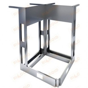 Frame for bar module NBSKUN 7/7 (851x851x1102 in, stainless steel)