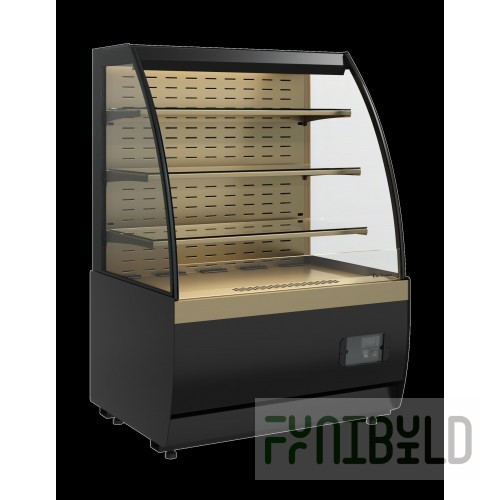 Showcase medium-temperature cond. 1370x650x1280mm, K70 VM 1.3-1 (VHSv - 1.3d Carboma) techno