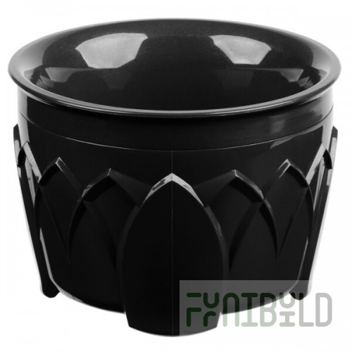 Dinex DX520003 Fenwick 5 oz. Onyx Insulated Bowl - 48/Case