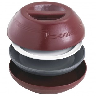Cambro MDSL9487 Shoreline Collection Cranberry Thermal Pellet Underliner - 12/Case