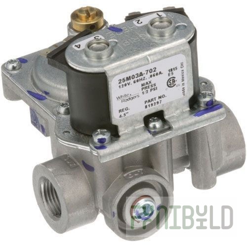 Vulcan Hart -819297 4 Inch Dual Gas Solenoid Valve 120v White Rodgers