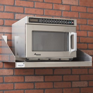 Advance Tabco MS-24-24-EC-X 24 Inch Wall-mounted Microwave Shelf Stainless Steel