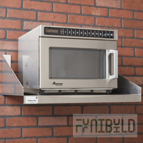 Advance Tabco MS-24-24-EC-X 24 Inch Wall-mounted Microwave Shelf Stainless Steel