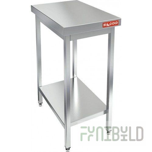 Wall-mounted open table Hicold NBMSO-4/7BP (400x700x850mm, with side)